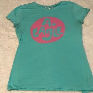 American Eagle XS mint t-shirt
